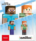 amiibo - Steve + Alex 2-pack Super Smash Bros. Series