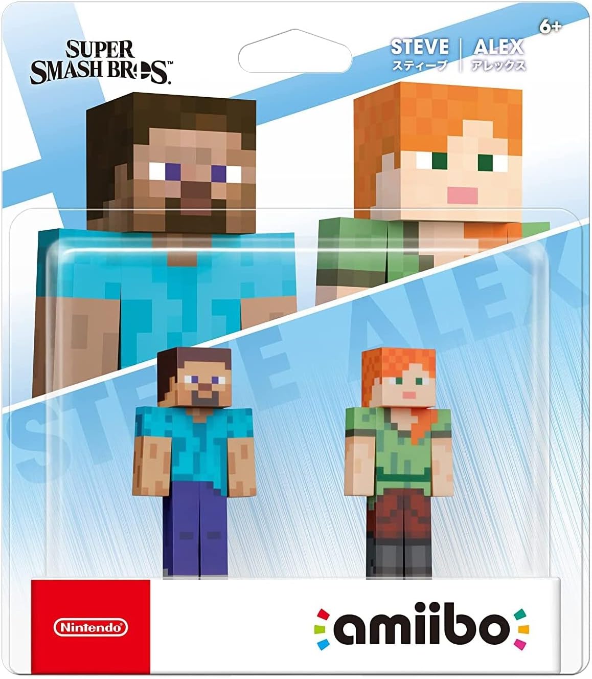 amiibo Steve + Alex 2-pack for Super Smash Bros. Enthusiasts