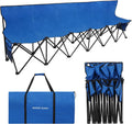 Portable Soccer Team Bench 6 Seats - Foldable Sideline Seating