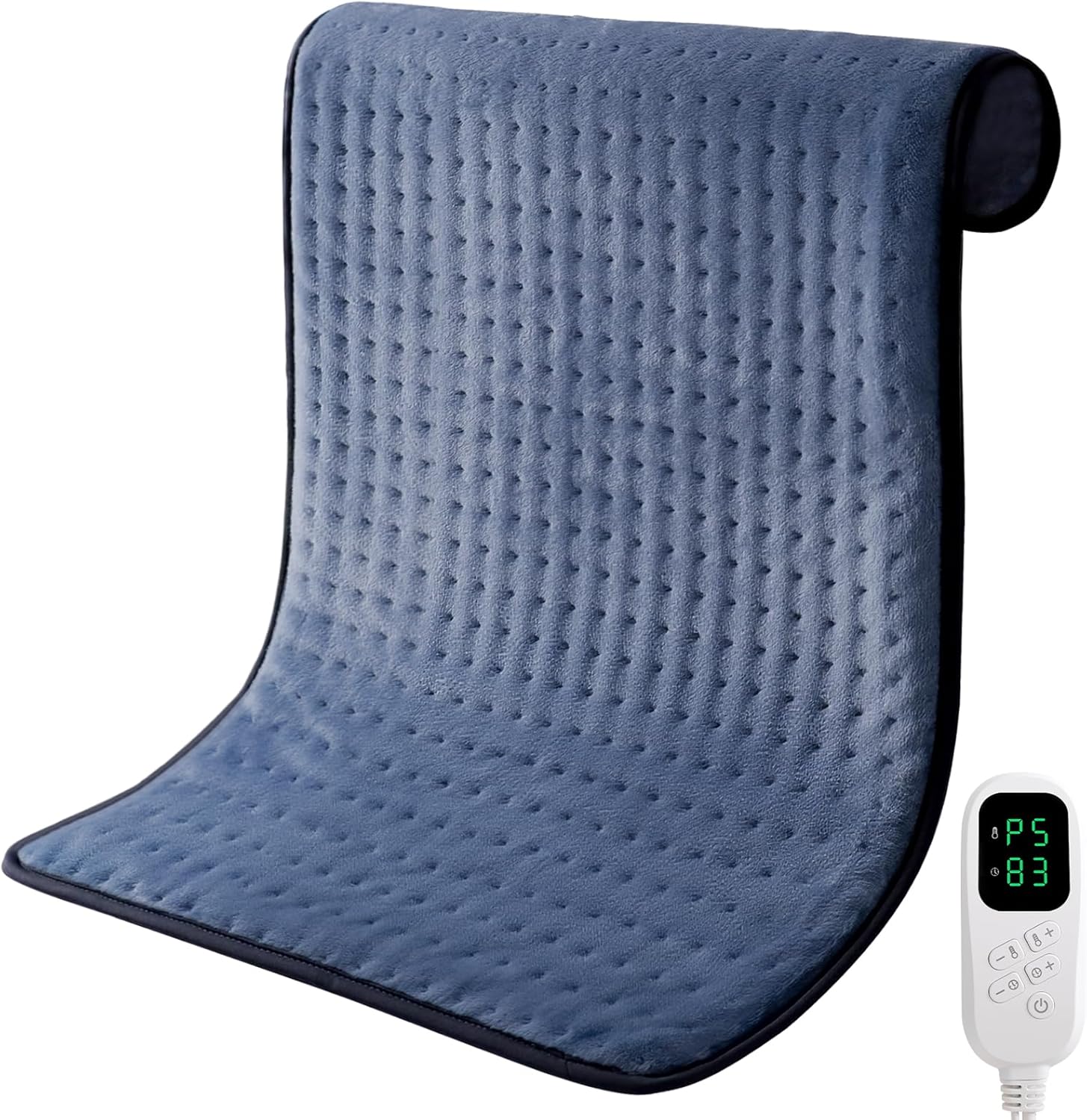 Extra Long Heating Pad for Back Pain Relief and Comfort