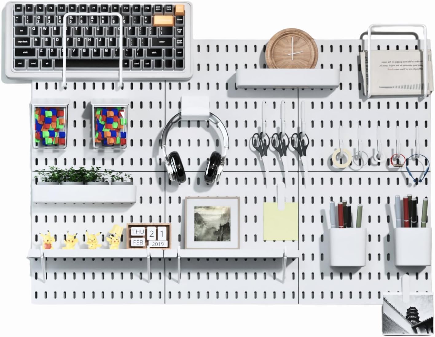 Keepo Pegboard Combination Kit for Stylish Wall Organization