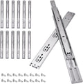 14in Soft Self Close Drawer Slides 6 Pairs - Full Extension Smooth