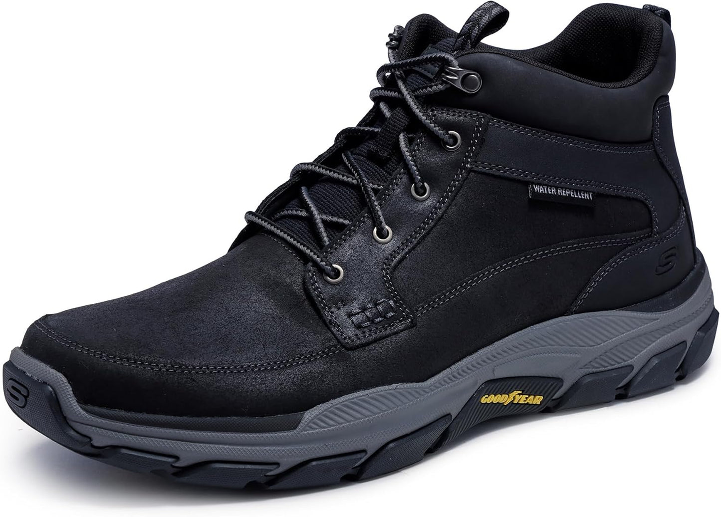 Skechers Men's Respected-Boswell Mid Top Leather Sneakers Review