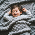 Grounding Throw for Pain Relief and Deeper Sleep - Cozy Silver Fiber