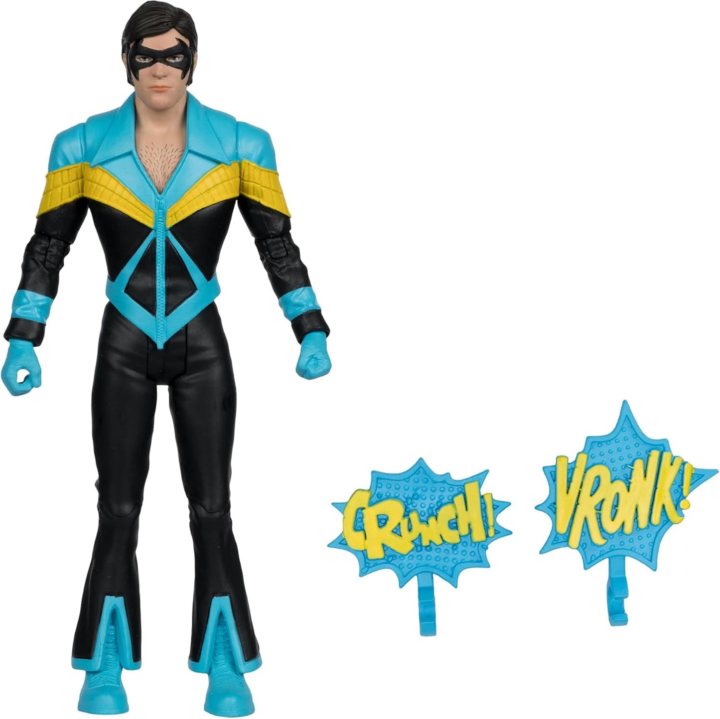 Nightwing 6in Action Figure - Retro Batman 66' Comic