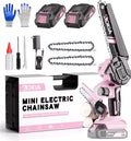 Cordless Mini Chainsaw 21V 6in Electric Chainsaw - Lightweight Power