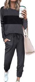 PRETTYGARDEN Womens 2 Piece Lounge Set - Cozy Travel Outfit