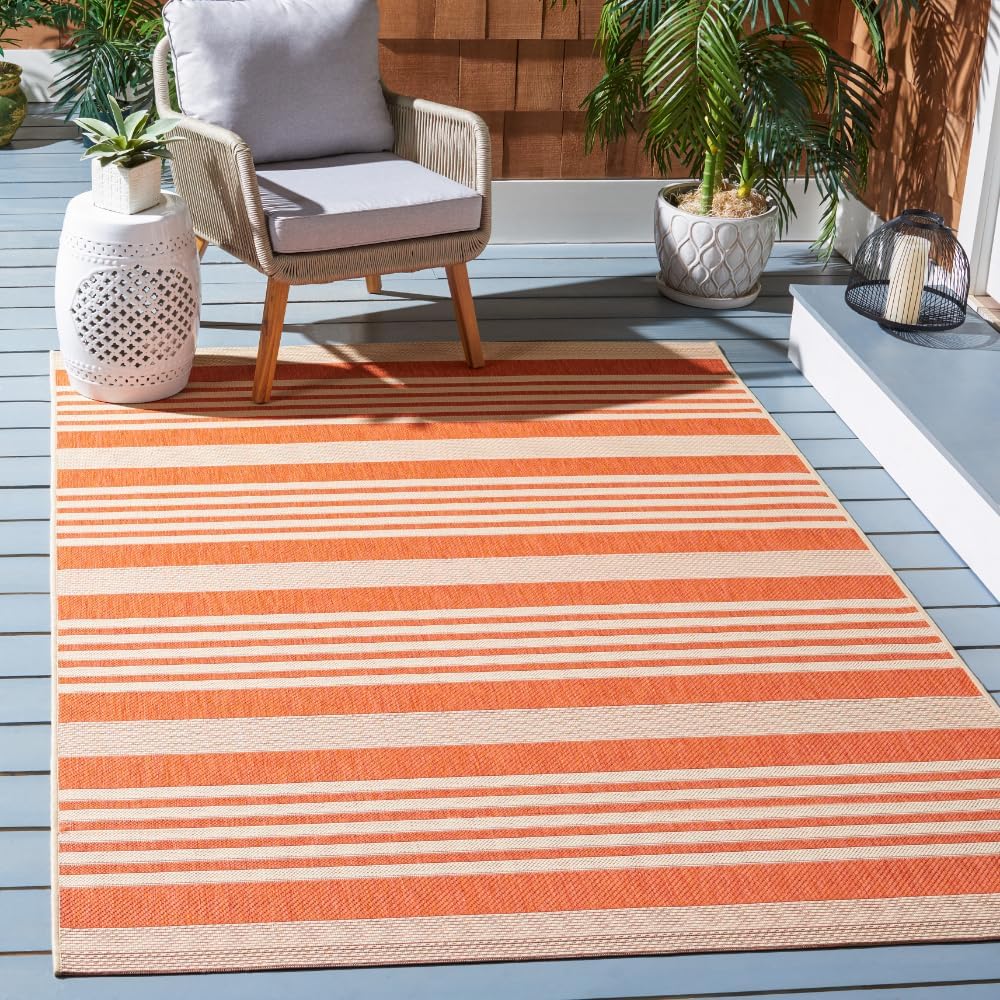 SAFAVIEH Courtyard Collection Area Rug - Stylish & Durable Design