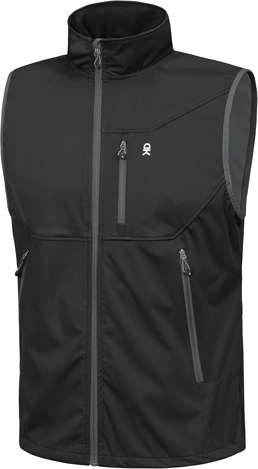 Little Donkey Andy Men's Lightweight Softshell Vest for Travel