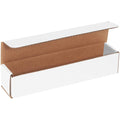 BOX USA BM1022 10L x 2W x 2H White Corrugated Mailers - Strong