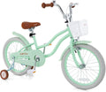 Kids Bike with Adjustable Seat and Basket - Starter Bicycle 12-20 in