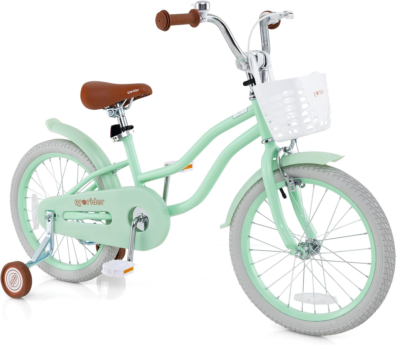 Kids Bike with Adjustable Seat and Removable Basket for Fun