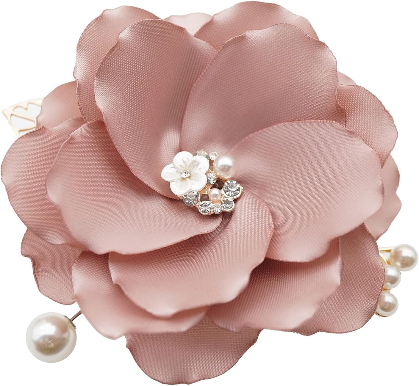 Fabric Flower Brooch Pin for Women and Men - Handmade Gift Ideas