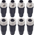 M12 4 Pin Male & Female Socket Panel Aviation Connector - Durable IP67