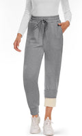 Fleece Lined Sweatpants Women - Warm High Waisted Joggers (Style SQWM)
