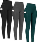 High Waist Yoga Pants with Pockets - Tummy Control Leggings Shoes