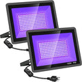150W LED Black Lights 2 Pack - Powerful Waterproof Blacklight Floods
