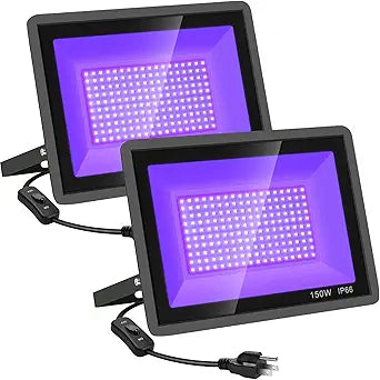 Powerful 150W LED Black Lights for Parties and Decorations