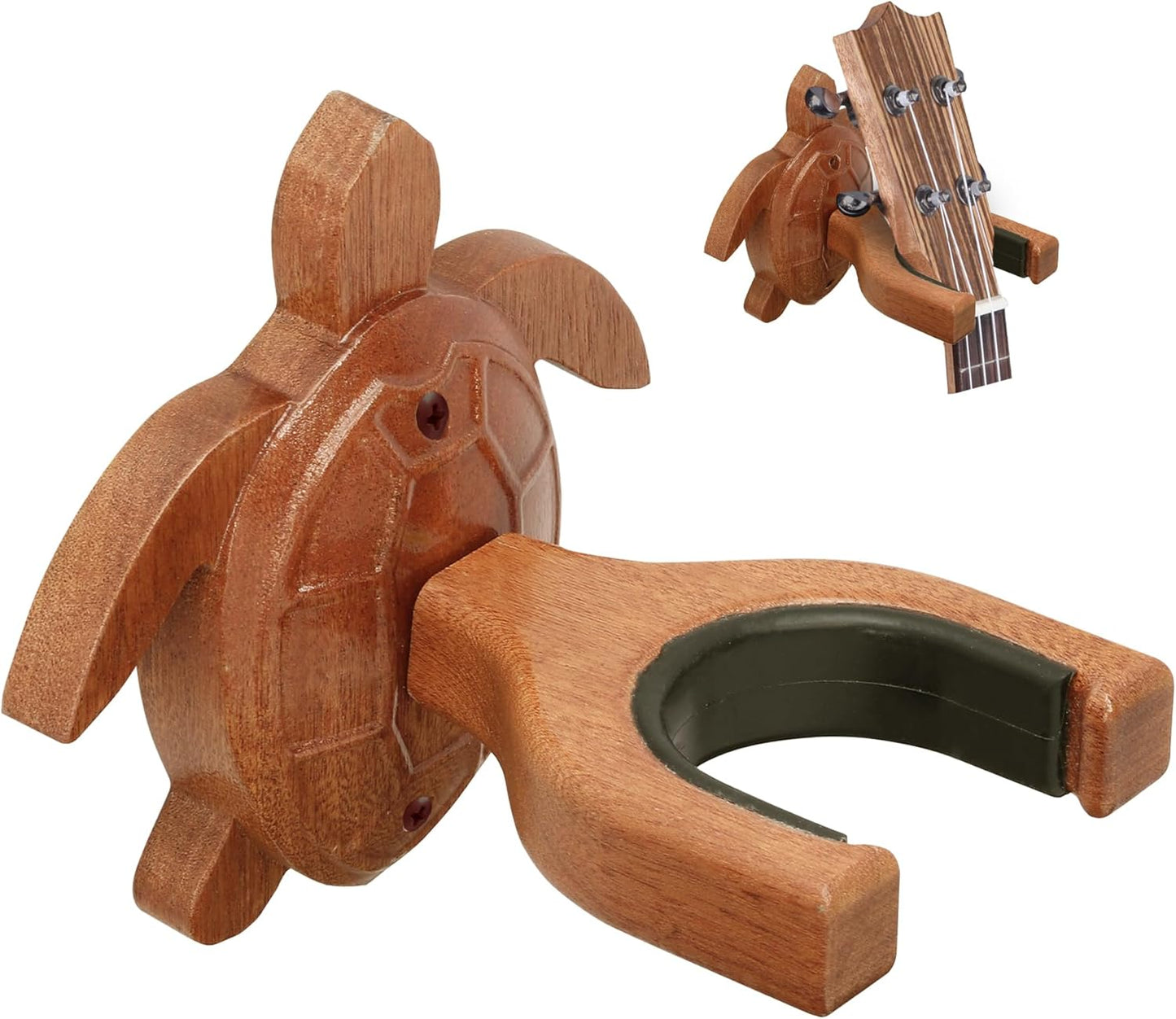 Easy Install Kukui Guitar Wall Mount - African Mahogany