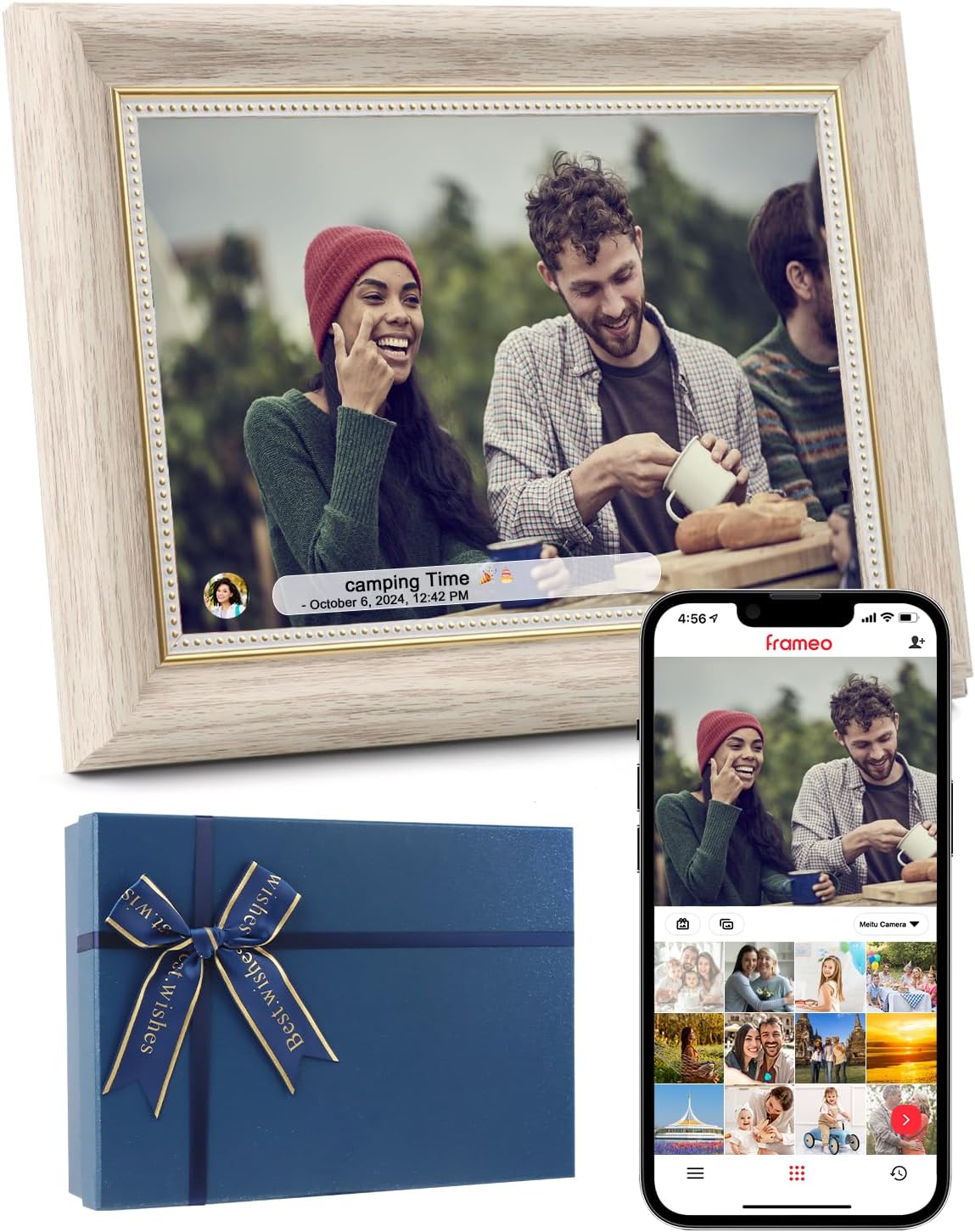 Frameo Digital Photo Frame 10.1 Inch with 32GB Storage