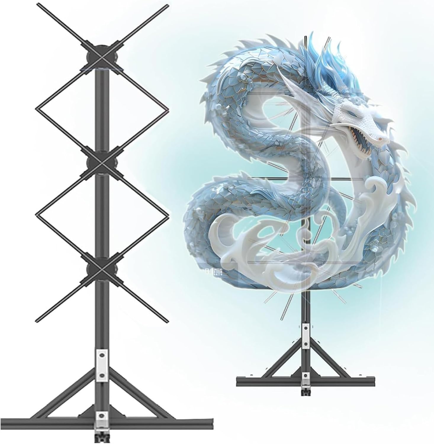 3D Hologram LED Fan Projector Set, Eye-Catching Advertising Display!