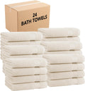 Arkwright Bath Towels Set of 4 (Bulk Case of 24) - 600 GSM Soft Cotton