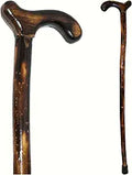 RMS Wood Cane - Natural Wood Walking Stick - Handcrafted Offset Cane