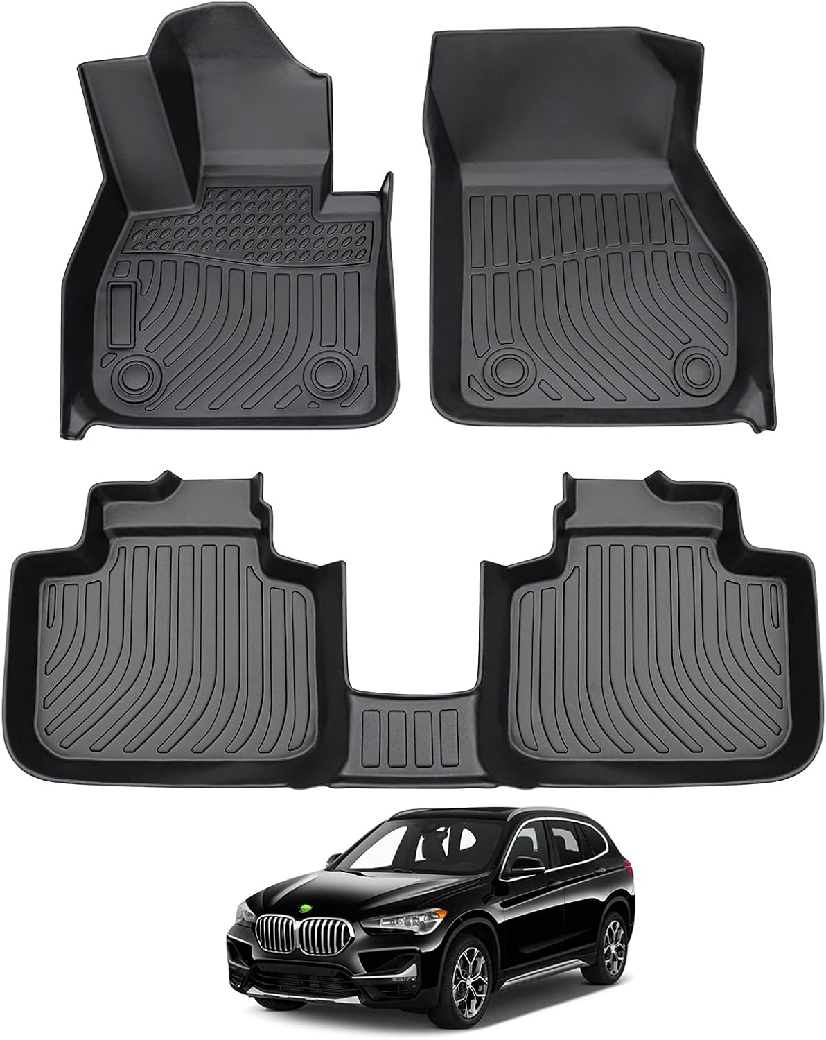 Custom Fit All Weather Floor Mats for BMW X1 F48 and X2