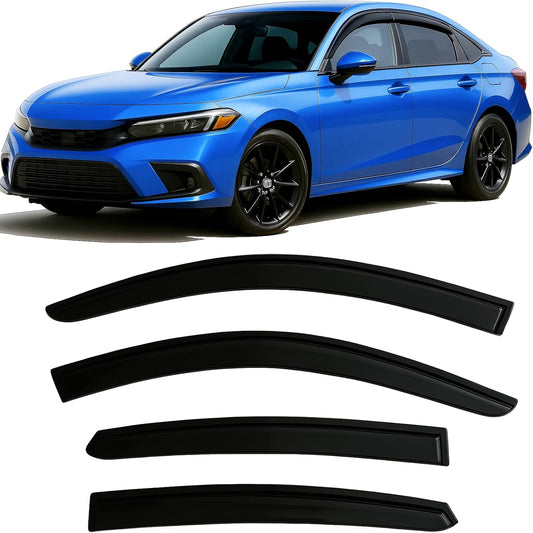 2023-2025 Tape-On Rain Guards for Honda Accord Window Visors