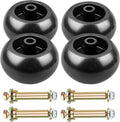 Anti Scalp Deck Wheel Kit Compatible with Multiple Mowers - 4 Pack