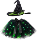 Tutu Dreams Halloween Witch Tutu Outfit for Women - LED Light Tutu