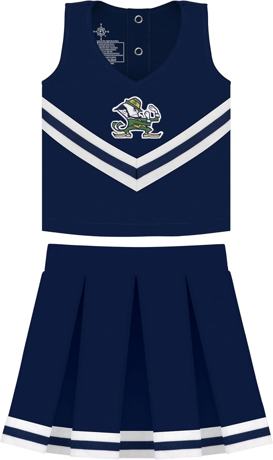 College Baby Youth Cheerleader Dress 3 Piece Set for Little Stars