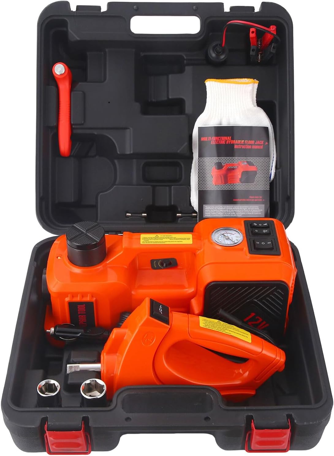 Electric Car Jack Set 5 Ton Hydraulic Jack for Easy Tire Changes