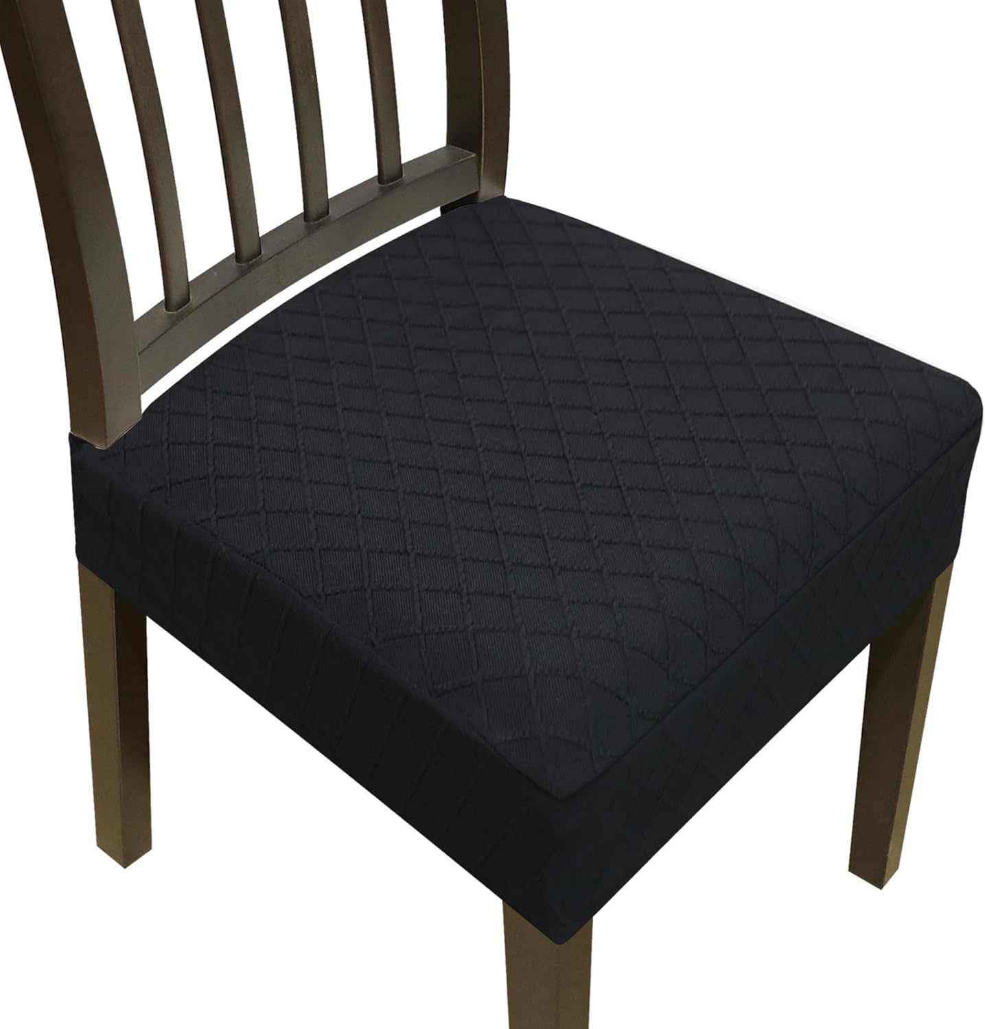 Stretch Jacquard Dining Chair Covers Set of 6 for Protection