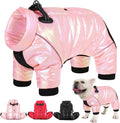 AOFITEE Dog Coat Waterproof Puffer for Small Dogs - Warm Fullbody