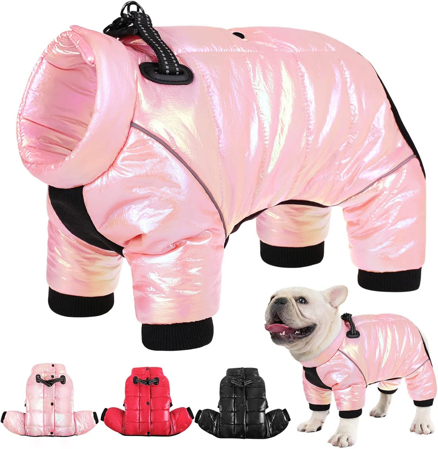 AOFITEE Waterproof Dog Coat for Small Dogs in Cold Weather