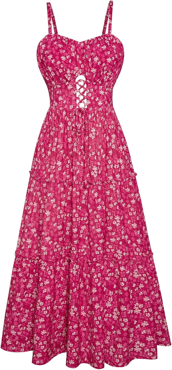 GRACE KARIN Women's Summer Floral Dress with Pockets for 2025