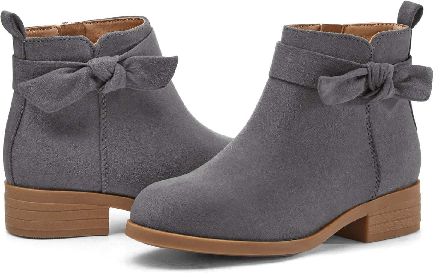 Coutgo Girls Toddler Bow Knot Ankle Boots for All Occasions