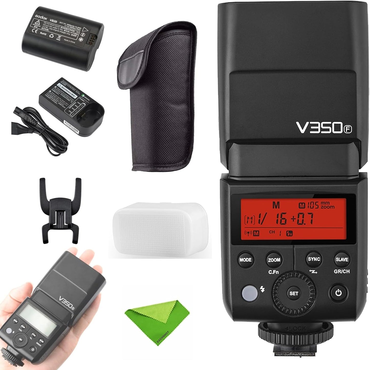 Godox V350F TTL Flash for Fuji Cameras with High-Speed Sync