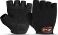Non-Slip Leather Palm Gym Gloves - Lift Strong!