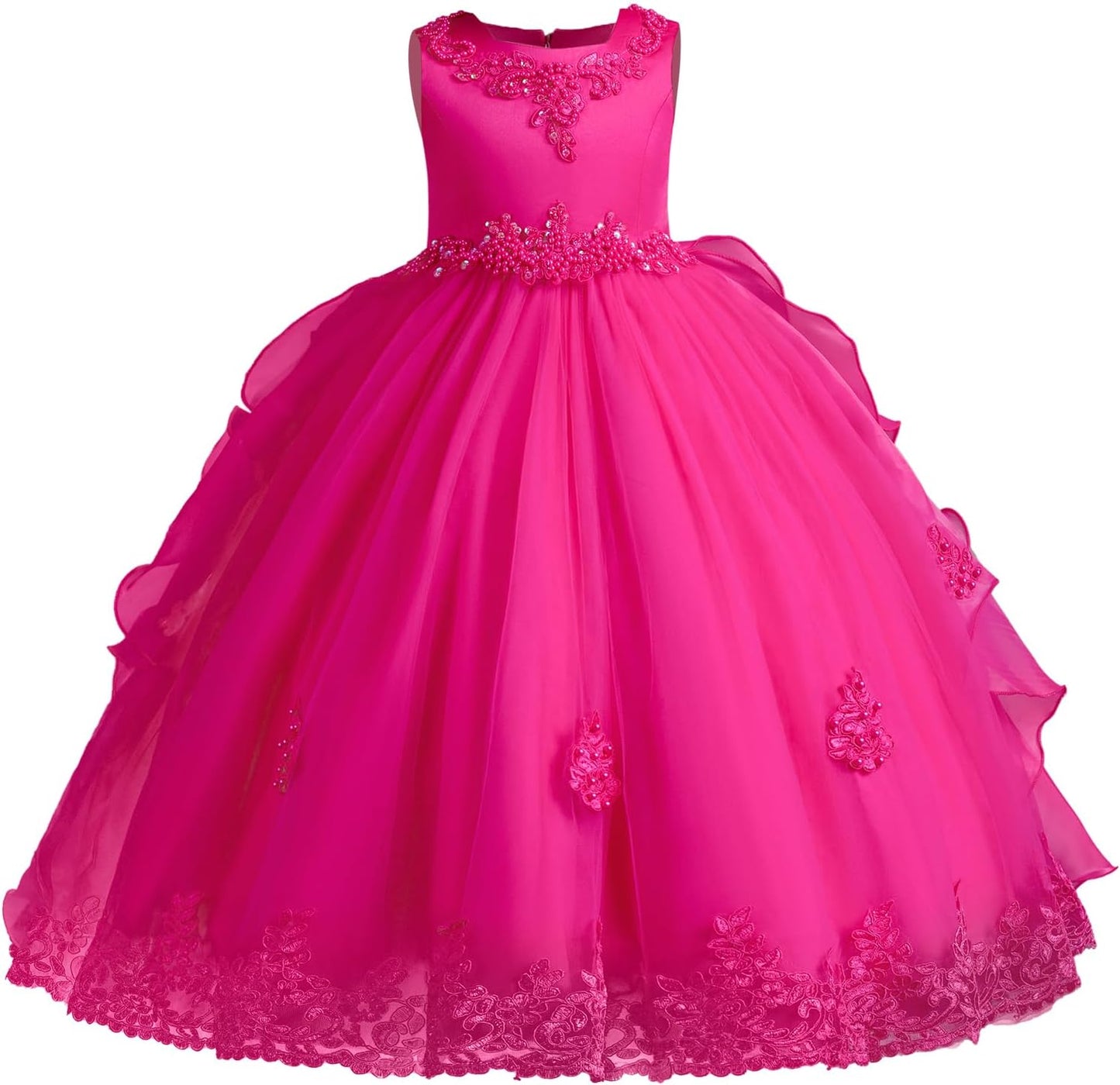 Elegant Flower Girl's Dress for Weddings and Special Occasions