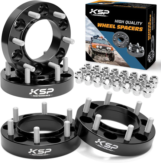 KSP 1.25 Wheel Spacers for Tacoma 6 Lug Wheel - 4pcs Hubcentric