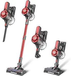 Cordless Vacuum Cleaner with High-Speed Motor and Filtration