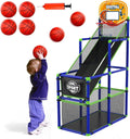 EagleStone Toddler Arcade Basketball Hoop Game - Adjustable Indoor