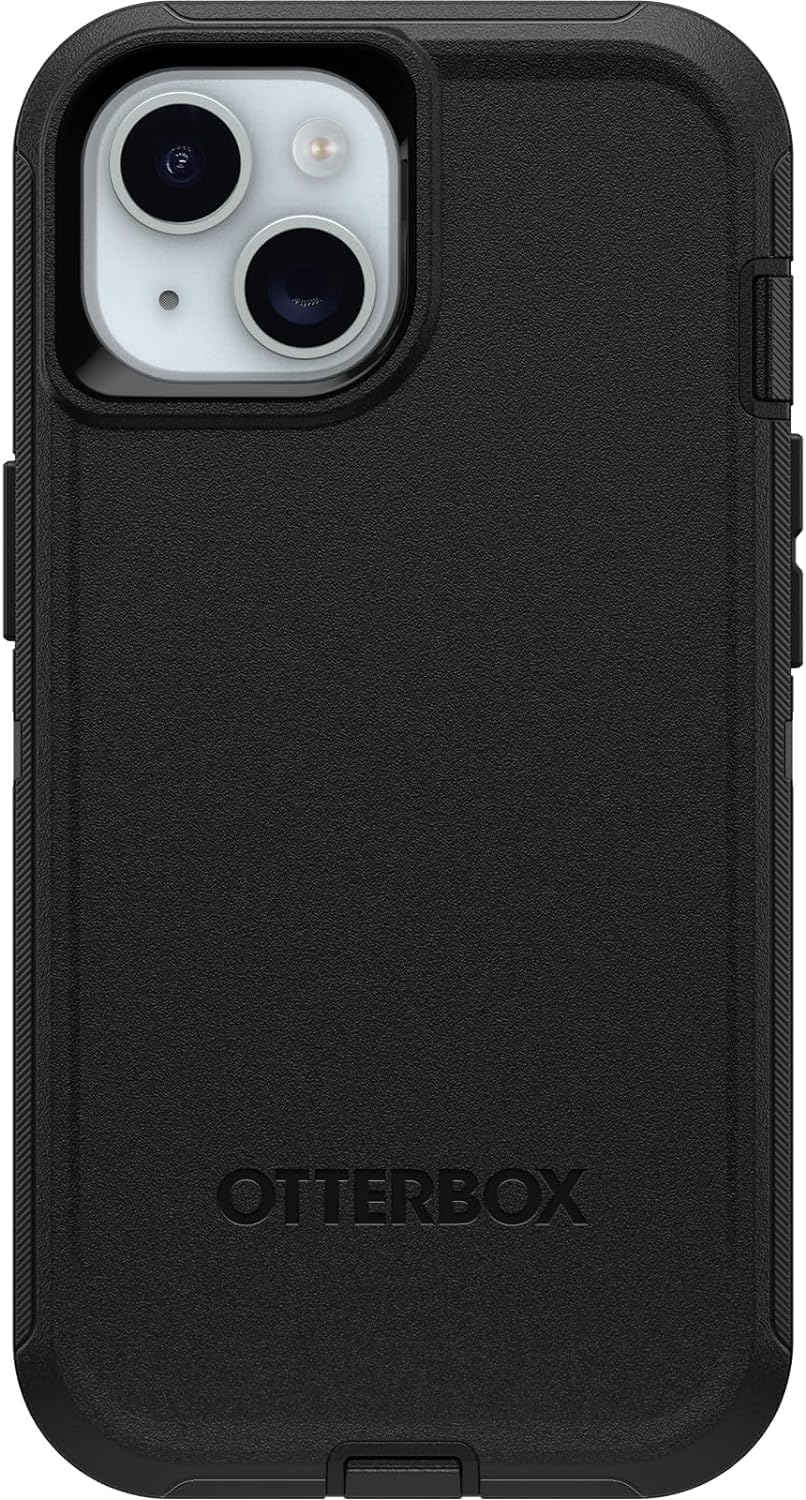 OtterBox Defender Series Case for iPhone 15, 14, & 13 - Black