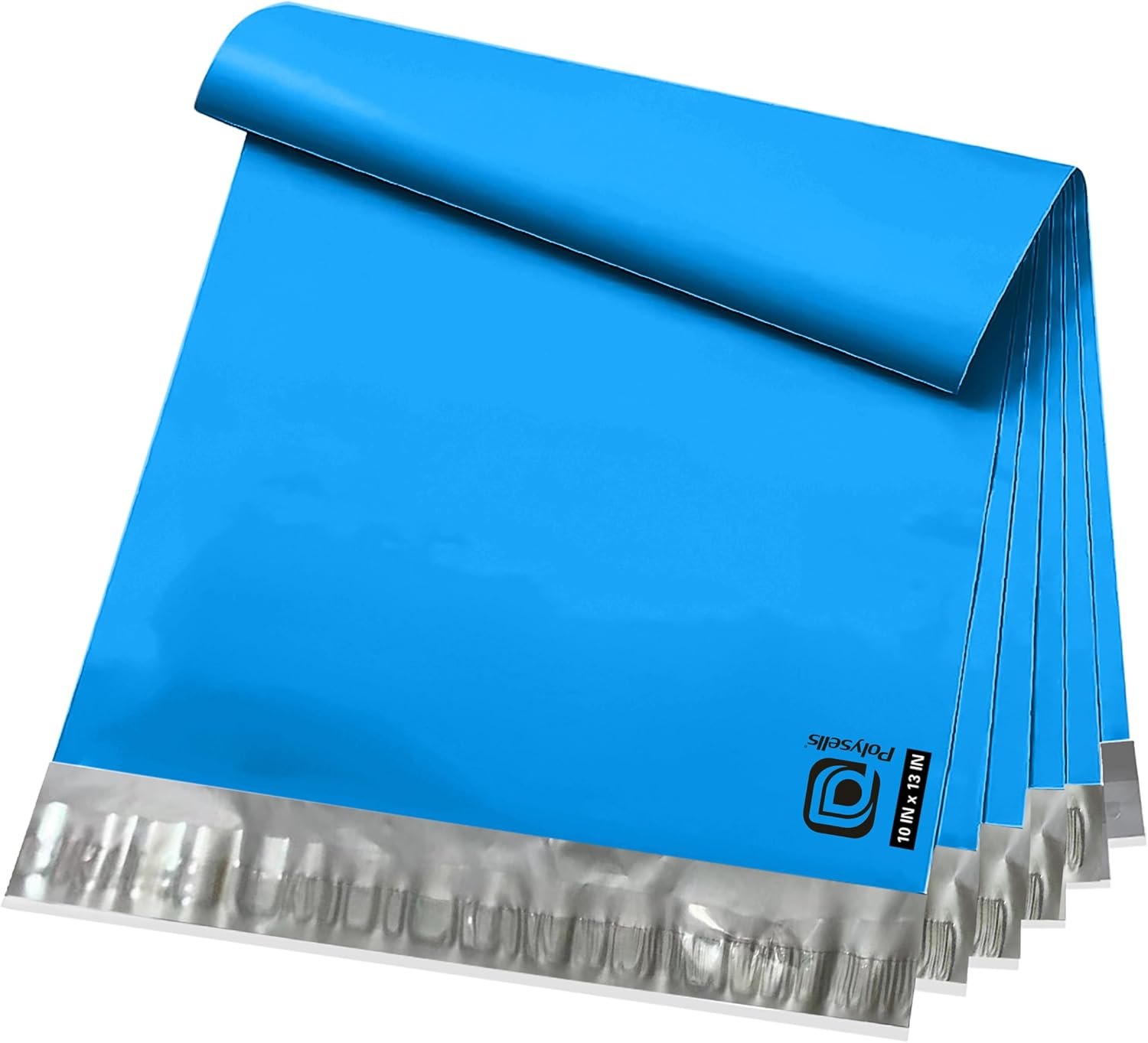 Durable 10x13 Inches Blue Poly Mailers for Secure Shipping