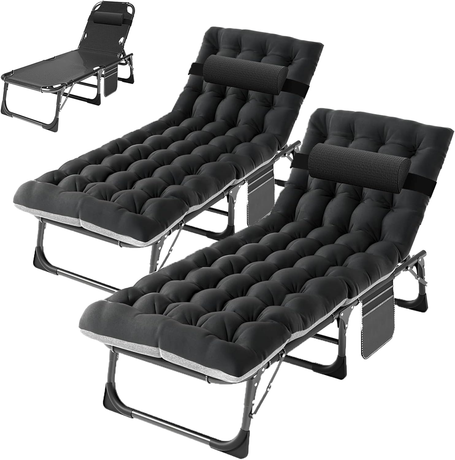 Oversized Chaise Lounge Chair for Outdoor Relaxation and Tanning