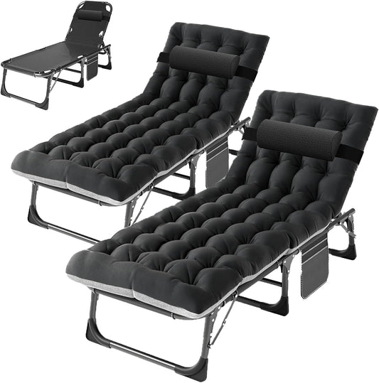 Oversized Chaise Lounge Chair for Outdoor Relaxation and Tanning