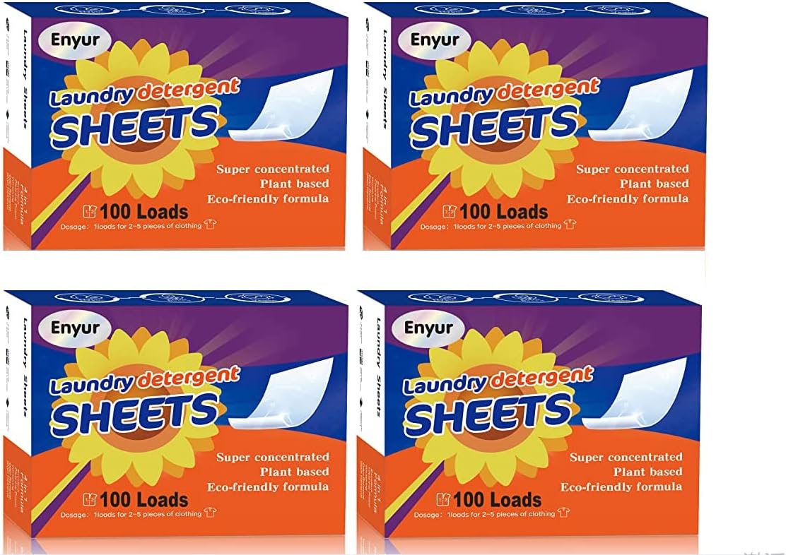 Plant-Based Laundry Sheets - 400 Loads - Fresh Scent