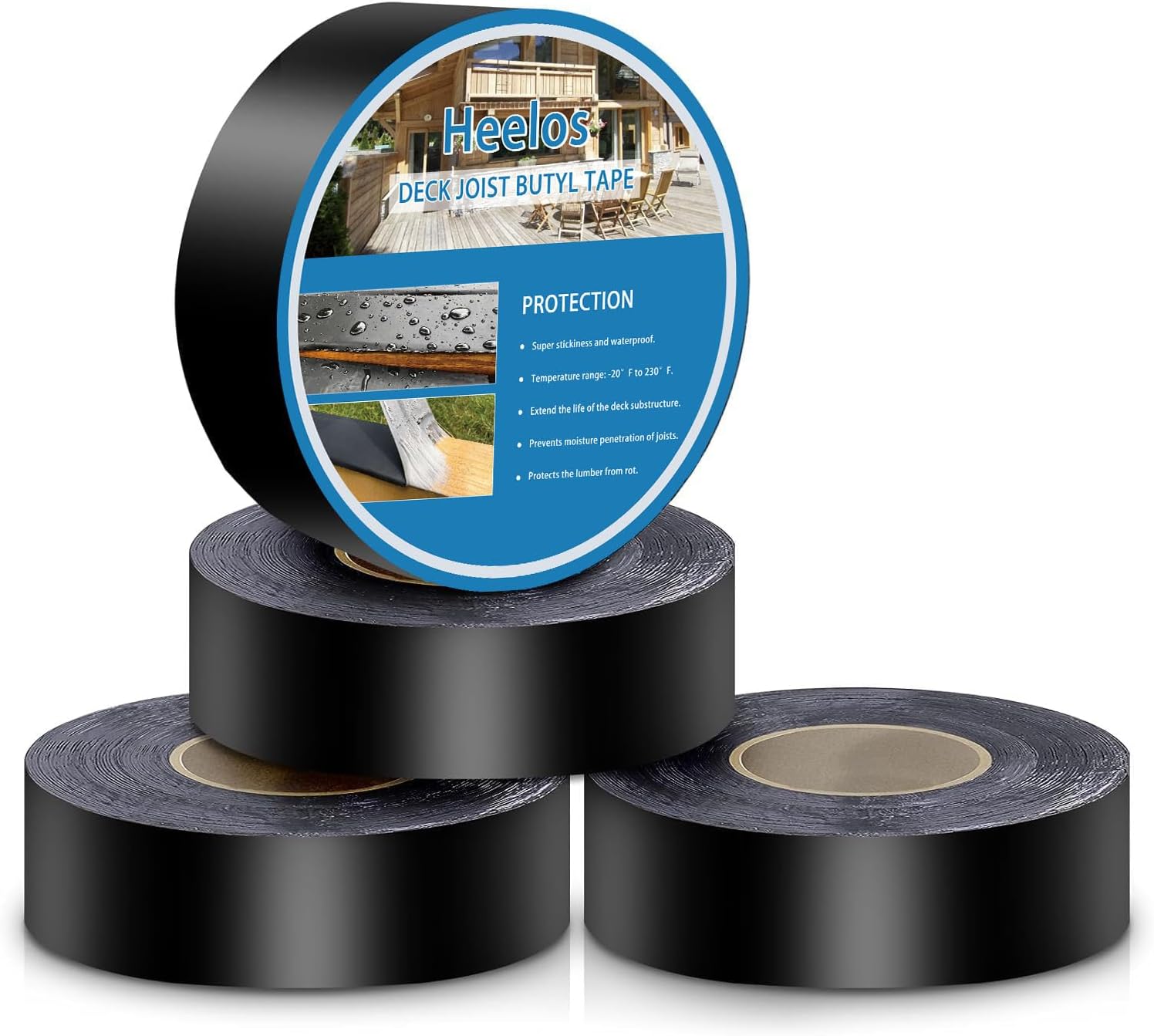 4 Pack Joist Tape for Decking - Weather-Resistant and Waterproof